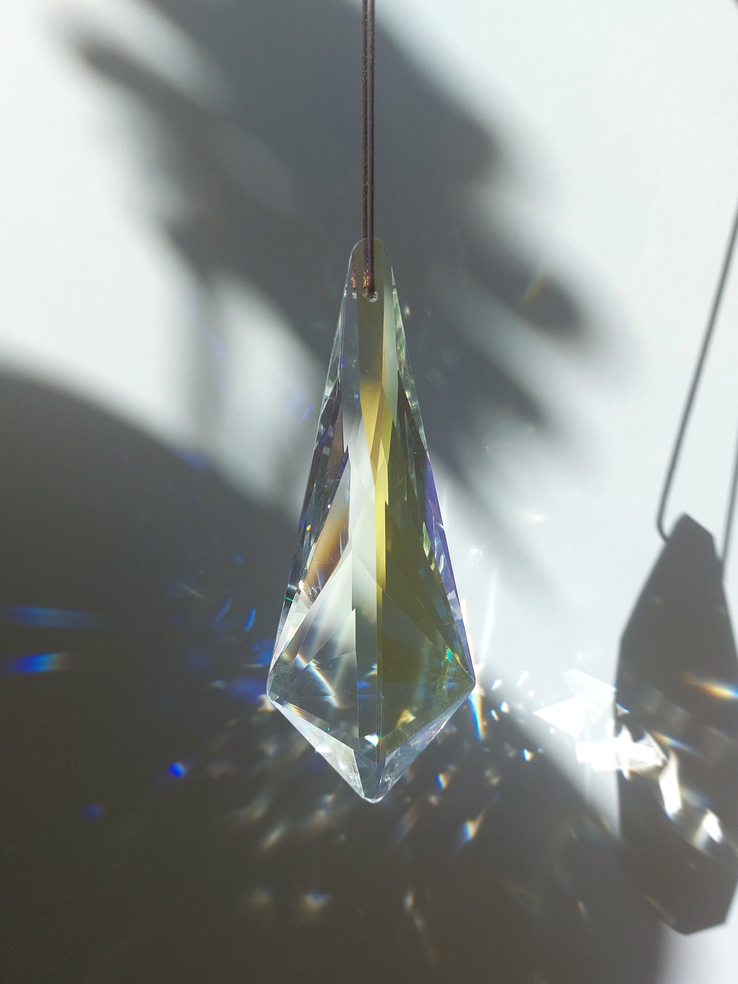 Large Hanging Crystals Prism Rainbow Maker Suncatcher 120mm