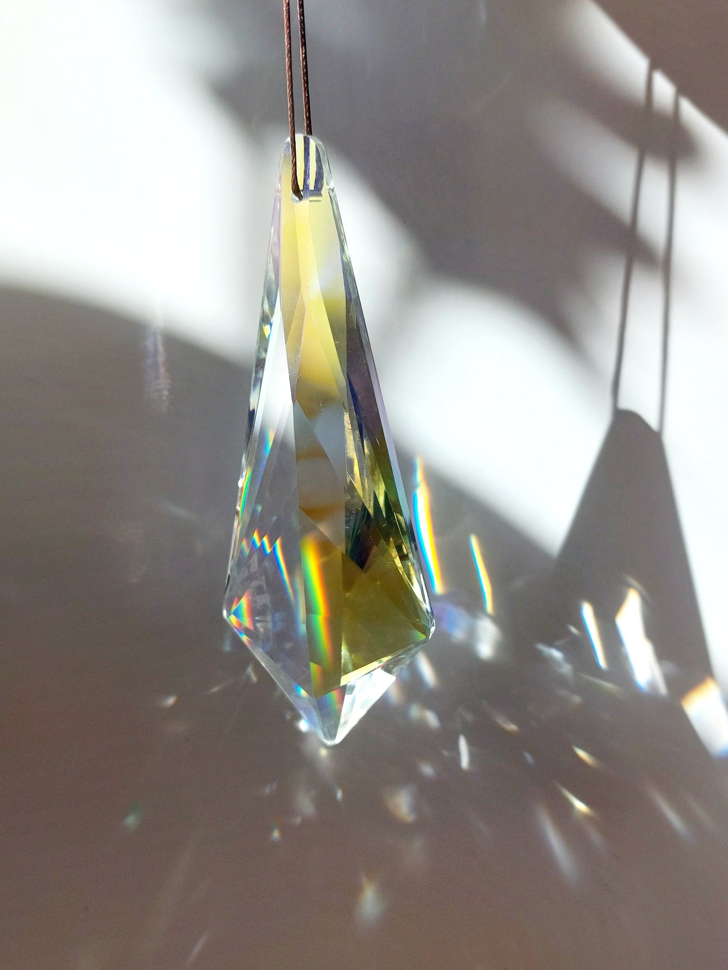 Large Hanging Crystals Prism Rainbow Maker Suncatcher 120mm