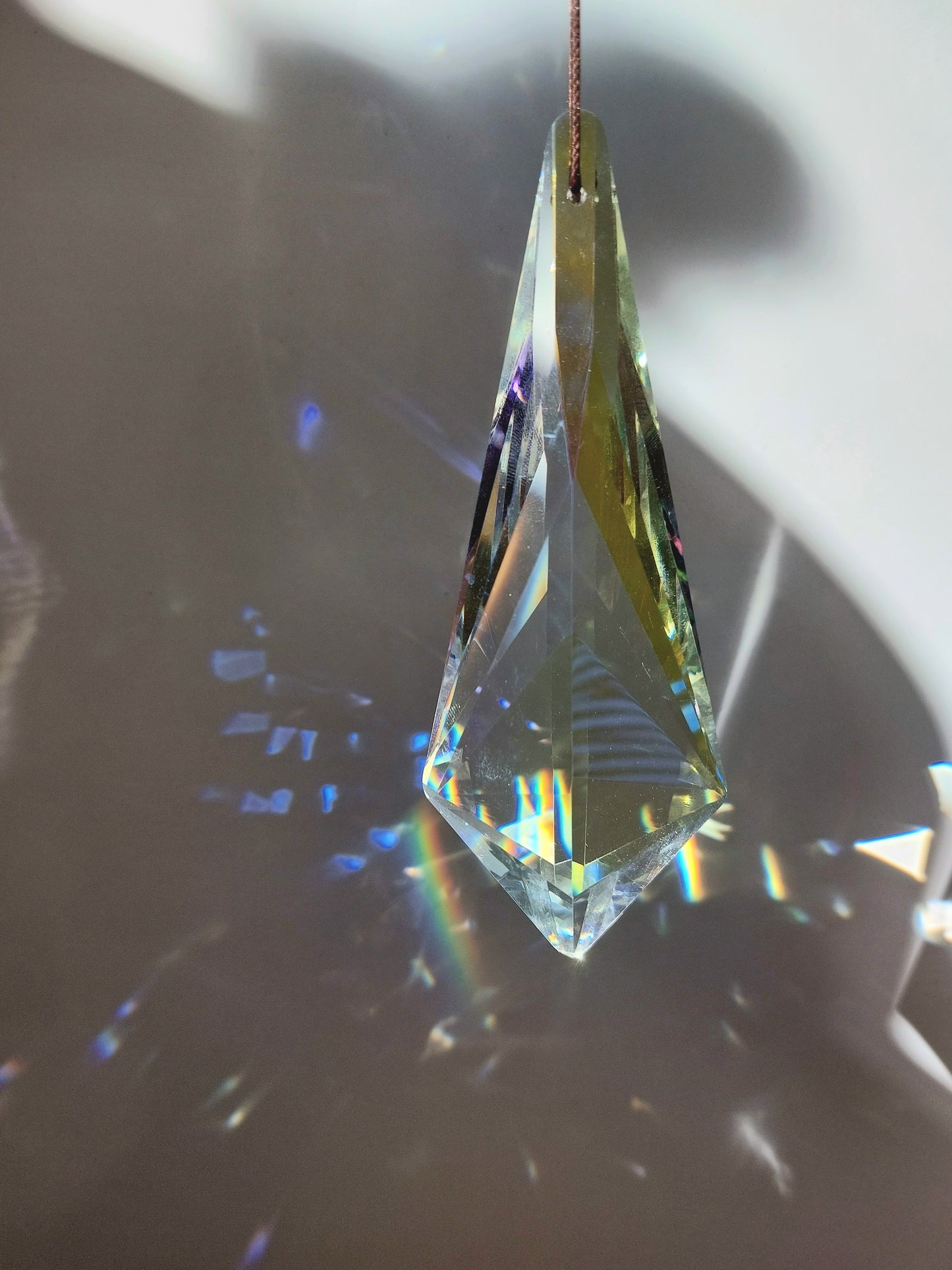 Large Hanging Crystals Prism Rainbow Maker Suncatcher 120mm