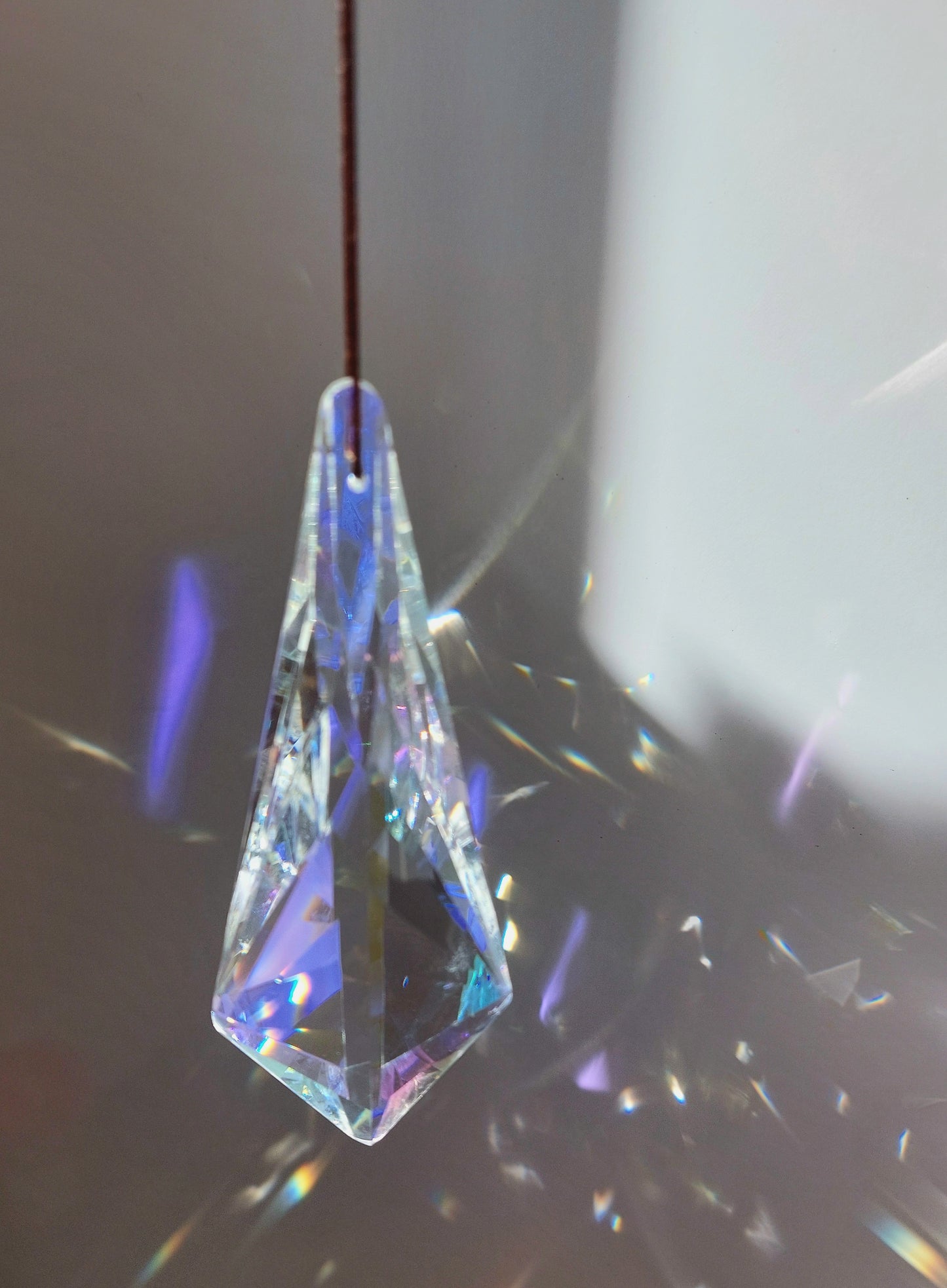Large Hanging Crystals Prism Rainbow Maker Suncatcher 120mm