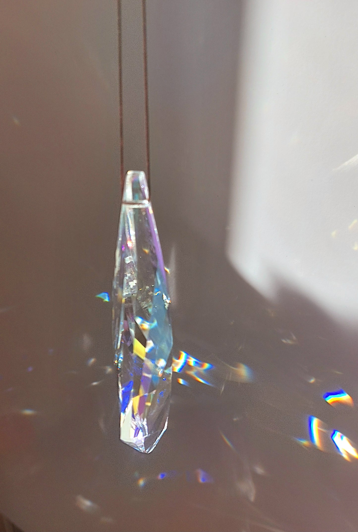 Large Hanging Crystals Prism Rainbow Maker Suncatcher 120mm