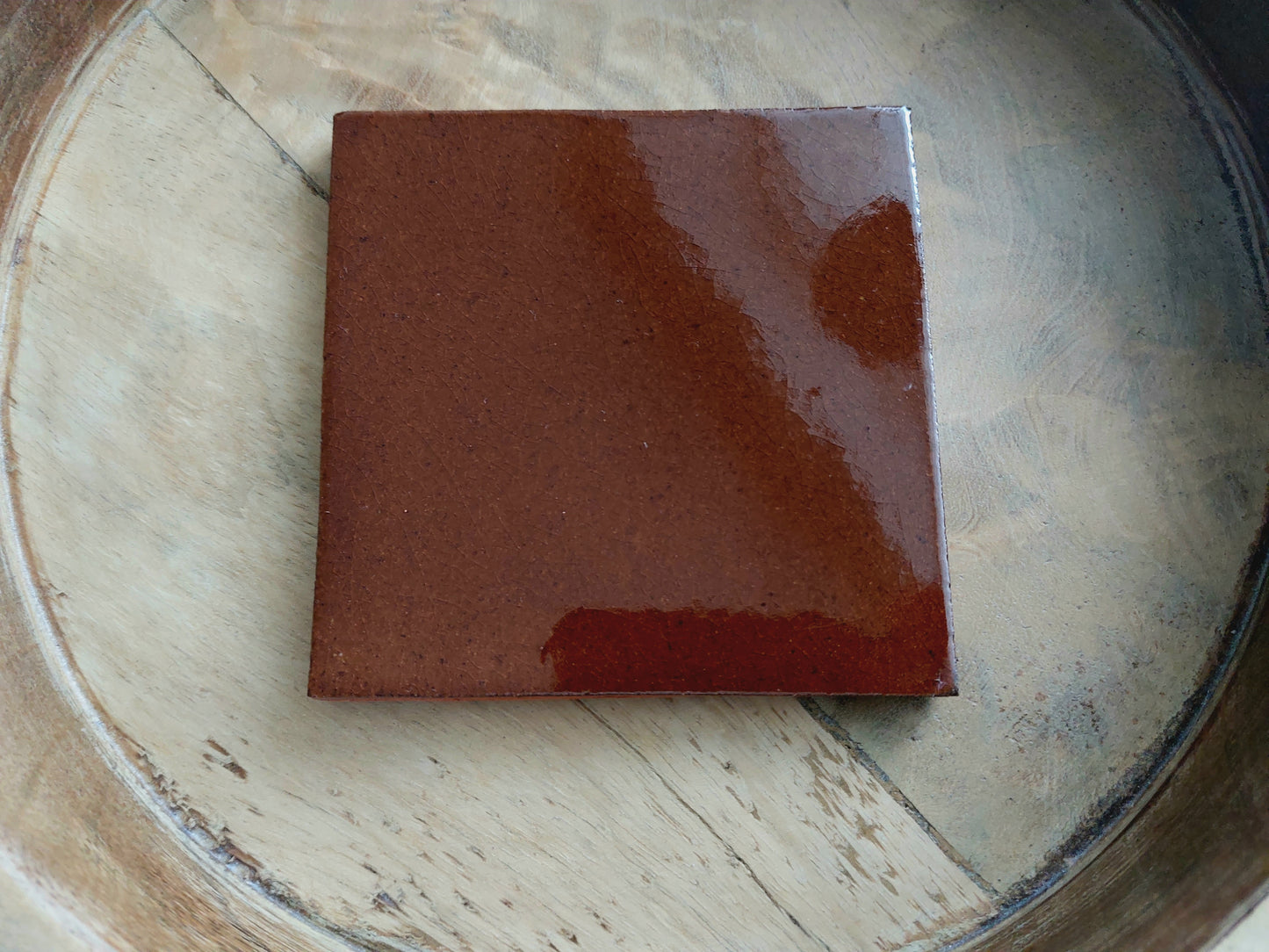 Rustic Terracotta Coasters Brown