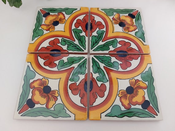 Ceramic Flower Coasters