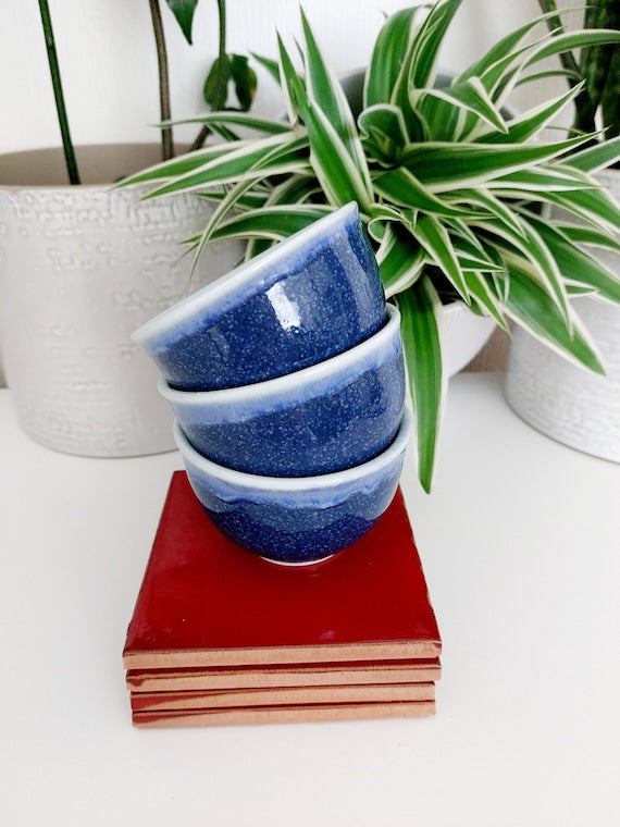 Ceramic Red coasters ( set of 4 )