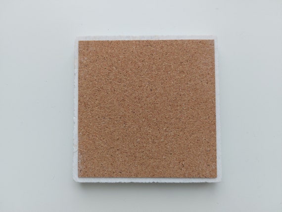 Rustic Tumbled Natural Marble coasters set