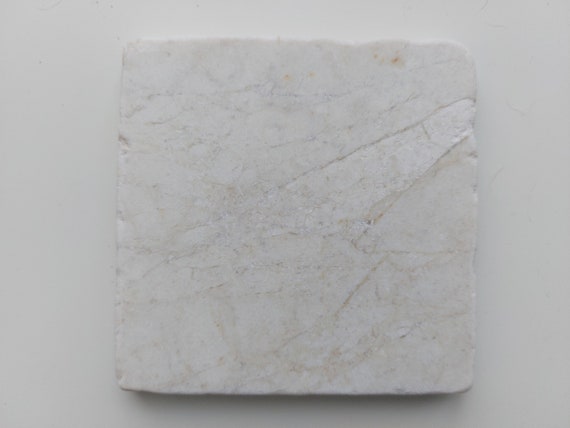 Rustic Tumbled Natural Marble coasters set