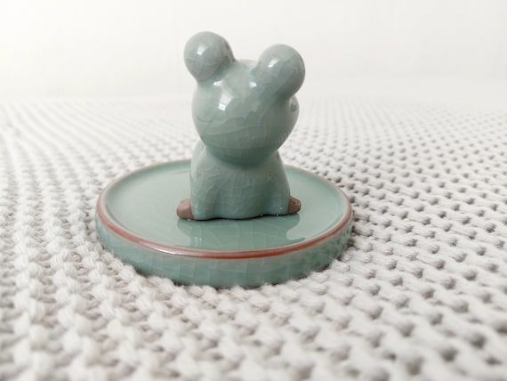 Ceramic Frog Incense Stick burner/Holder