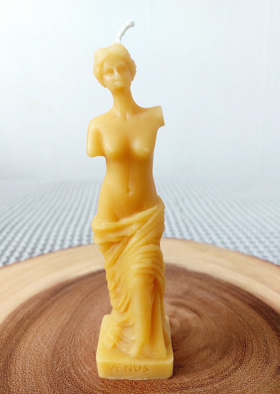 Beeswax Venus de Milo Candle