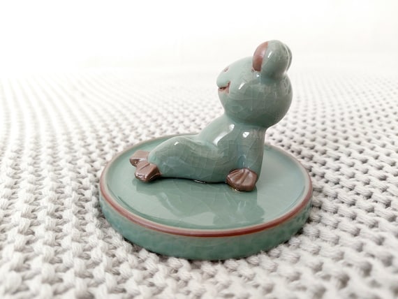 Ceramic Frog Incense Stick burner/Holder