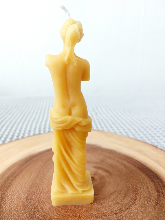 Beeswax Venus de Milo Candle