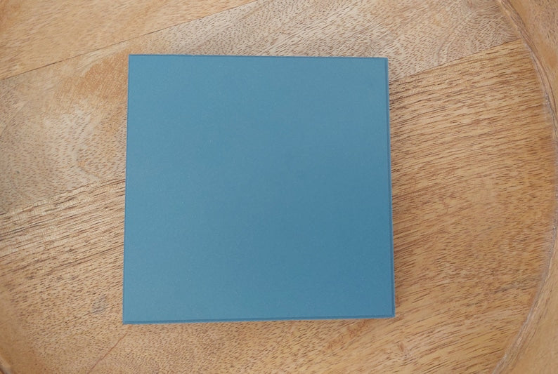 Ceramic Matte Blue Coasters
