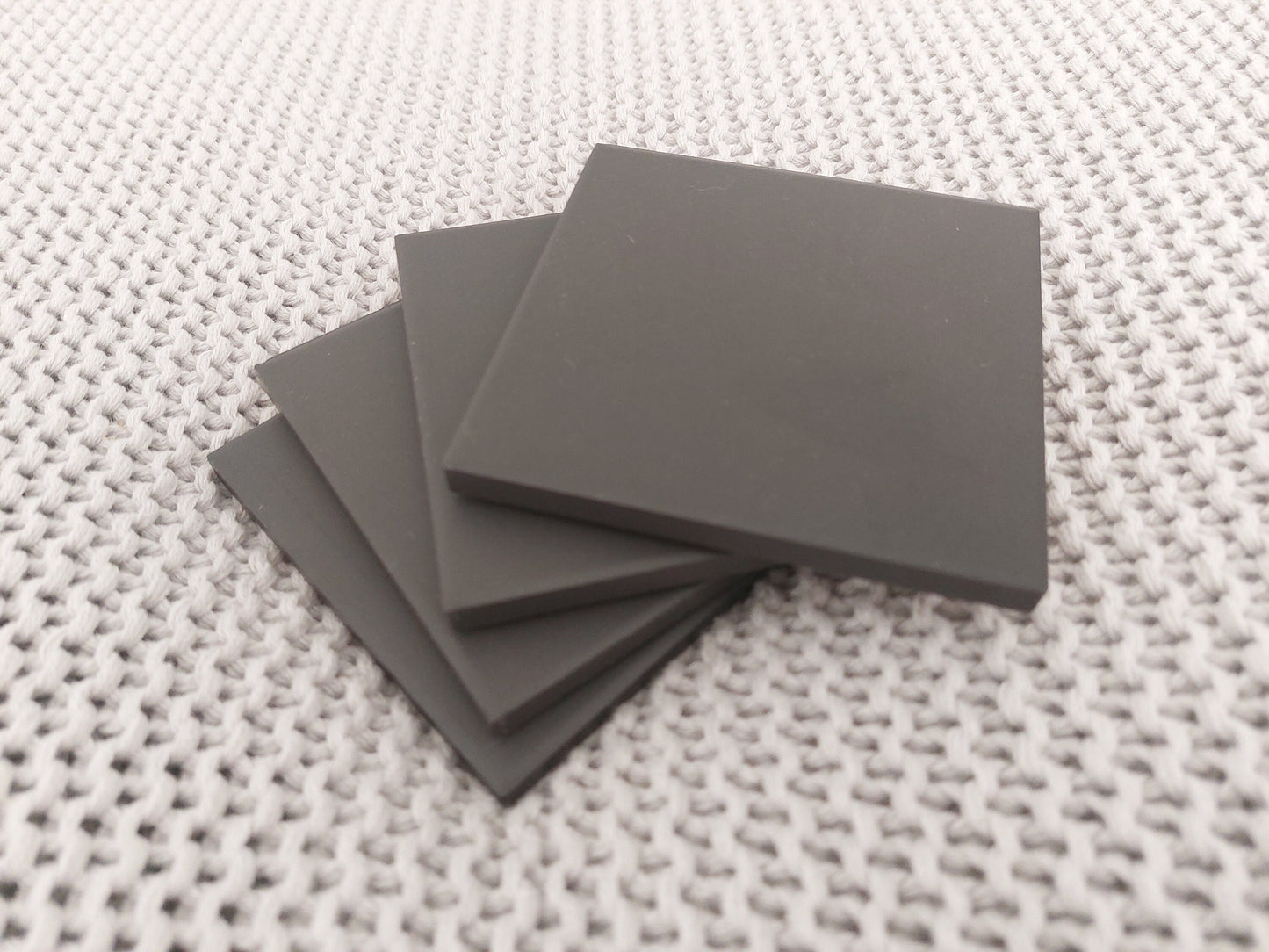 Ceramic Matte Black Coasters