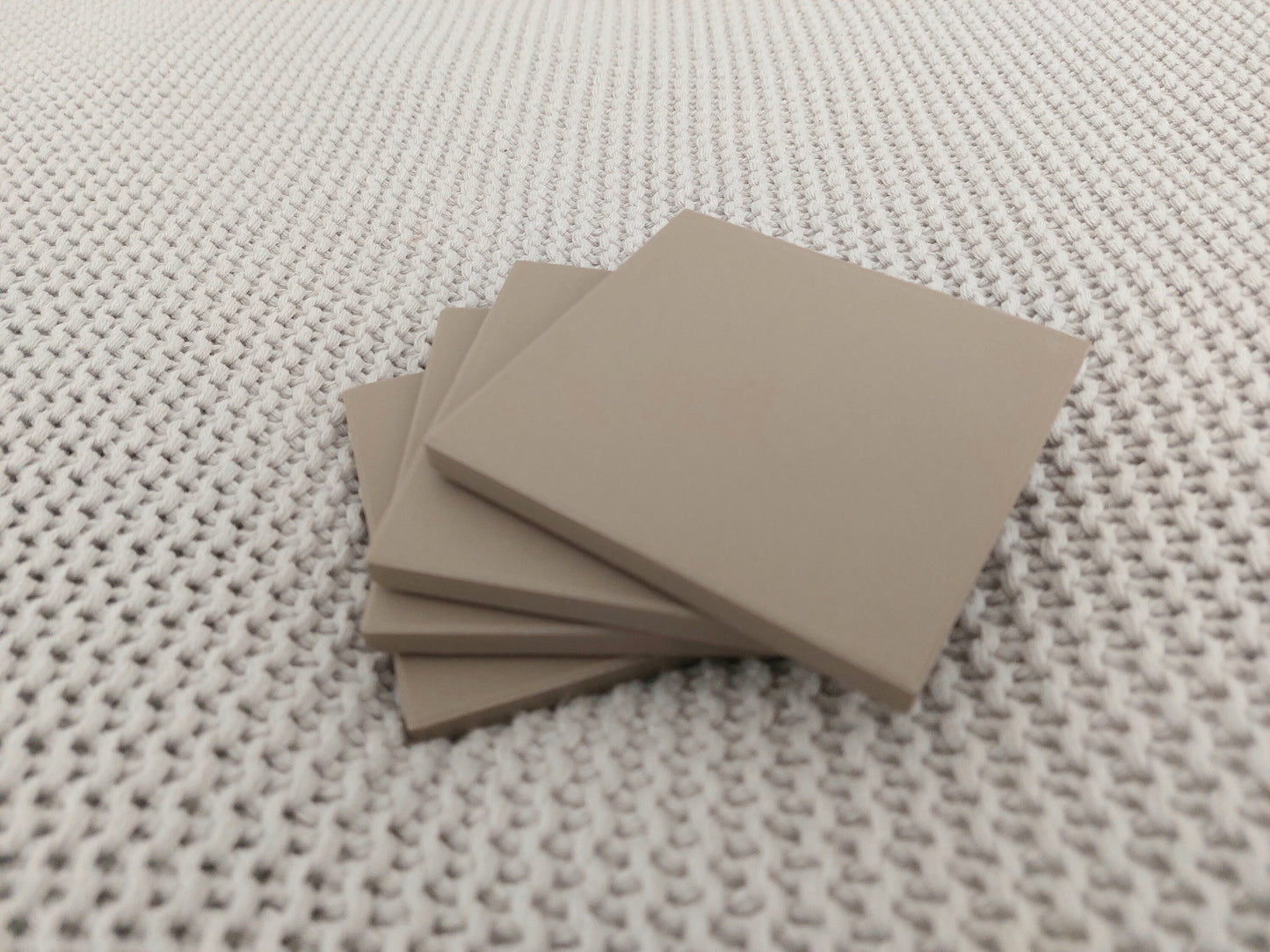 Ceramic Matte Grey Coasters