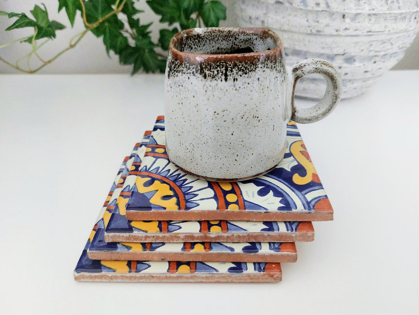 Ceramic Coasters Mix Colours