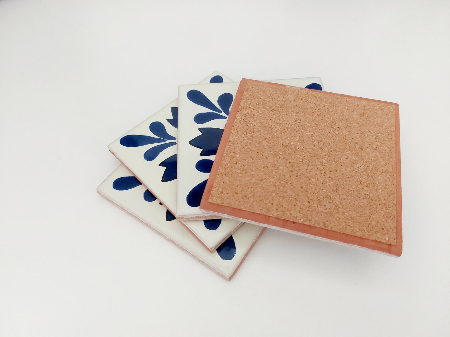 Ceramic Azure Coasters