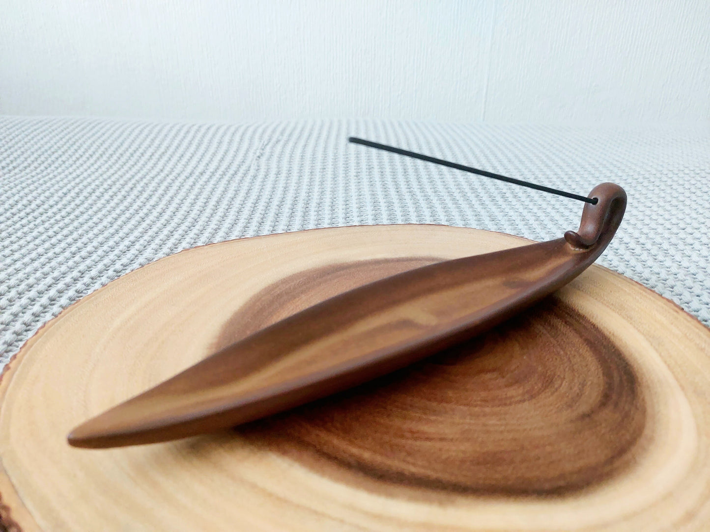 Ceramic Leaf Incense Stick Burner/ Holder