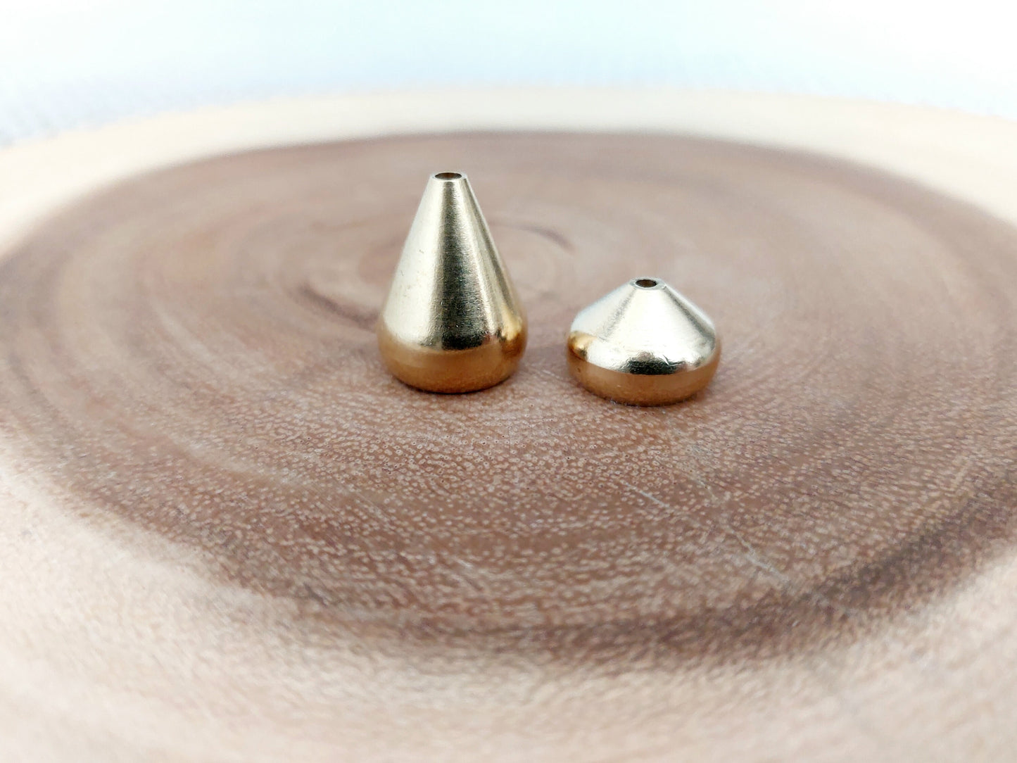 Gold brass Water Drop Shape Mini Incense Stick Holder