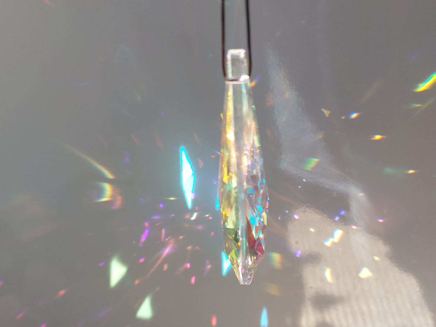 Large Hanging Crystals Prism Rainbow Maker Suncatcher 120mm