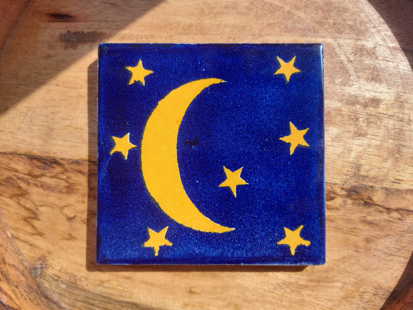 Ceramic Moon And Stars Coasters
