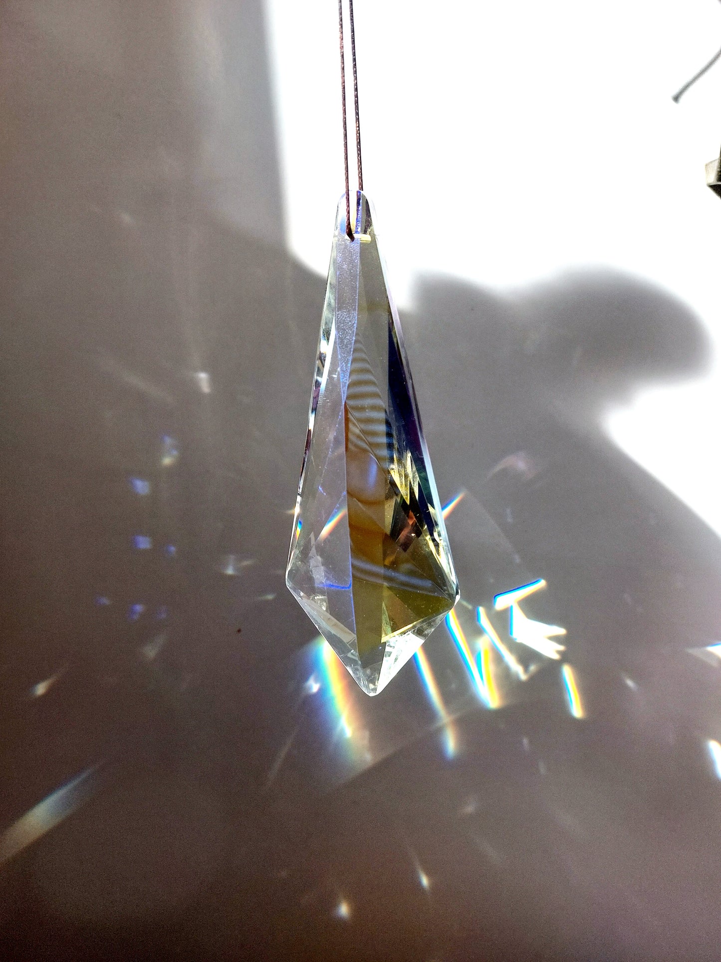 Large Hanging Crystals Prism Rainbow Maker Suncatcher 120mm