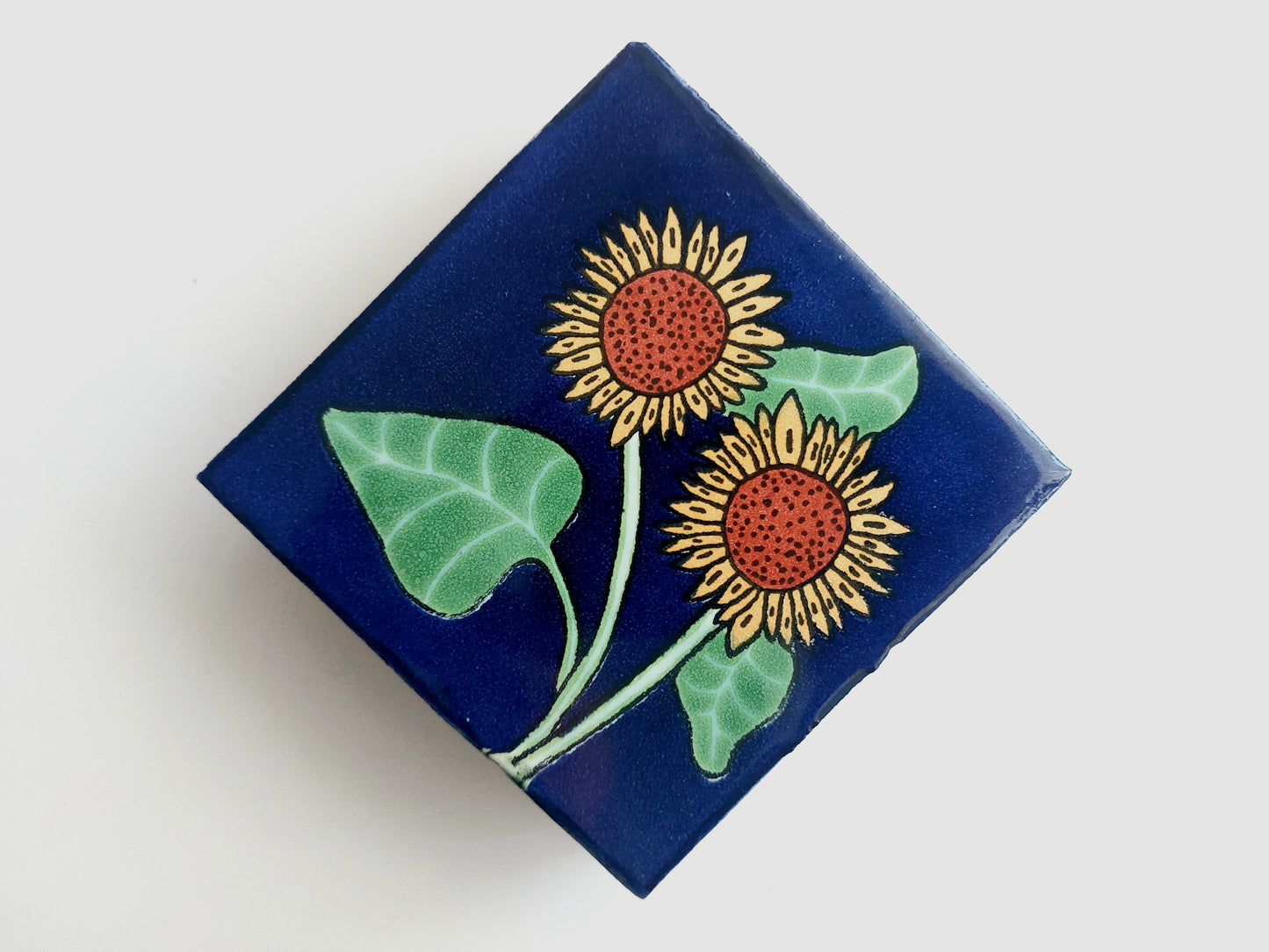 Ceramic Sunflowers Coasters