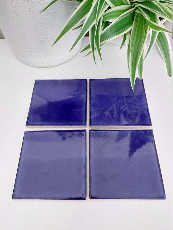 Ceramic Blue Coasters