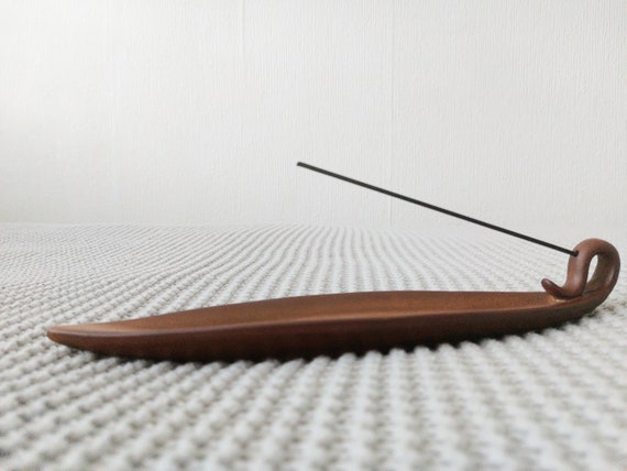 Ceramic Leaf Incense Stick Burner/  Holder