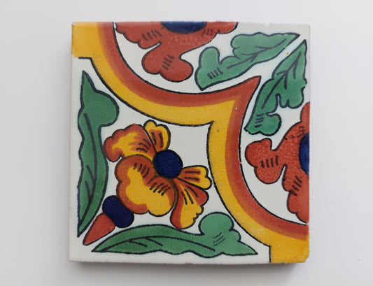 Ceramic Flower Coasters