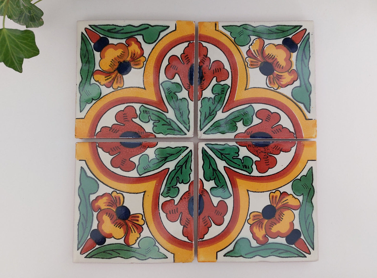 Ceramic Flower Coasters
