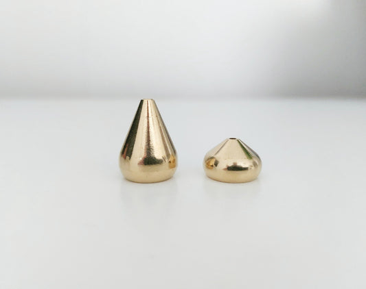 Gold brass Water Drop Shape Mini Incense Stick Holder