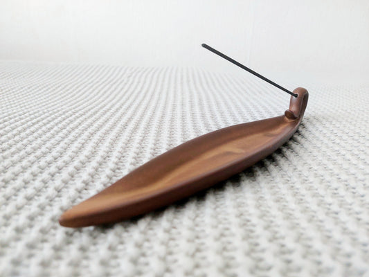 Ceramic Leaf Incense Stick Burner/  Holder