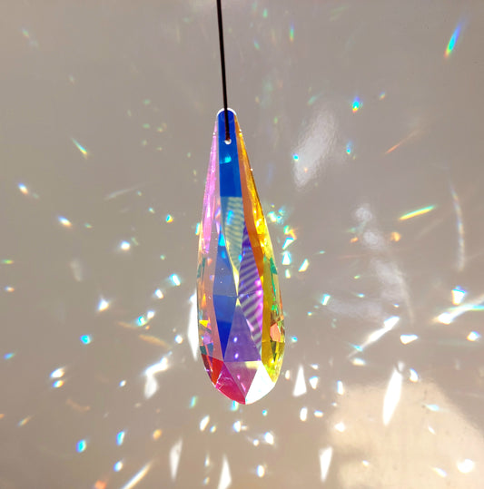Large Hanging Crystals Prism Rainbow Maker Suncatcher 120mm