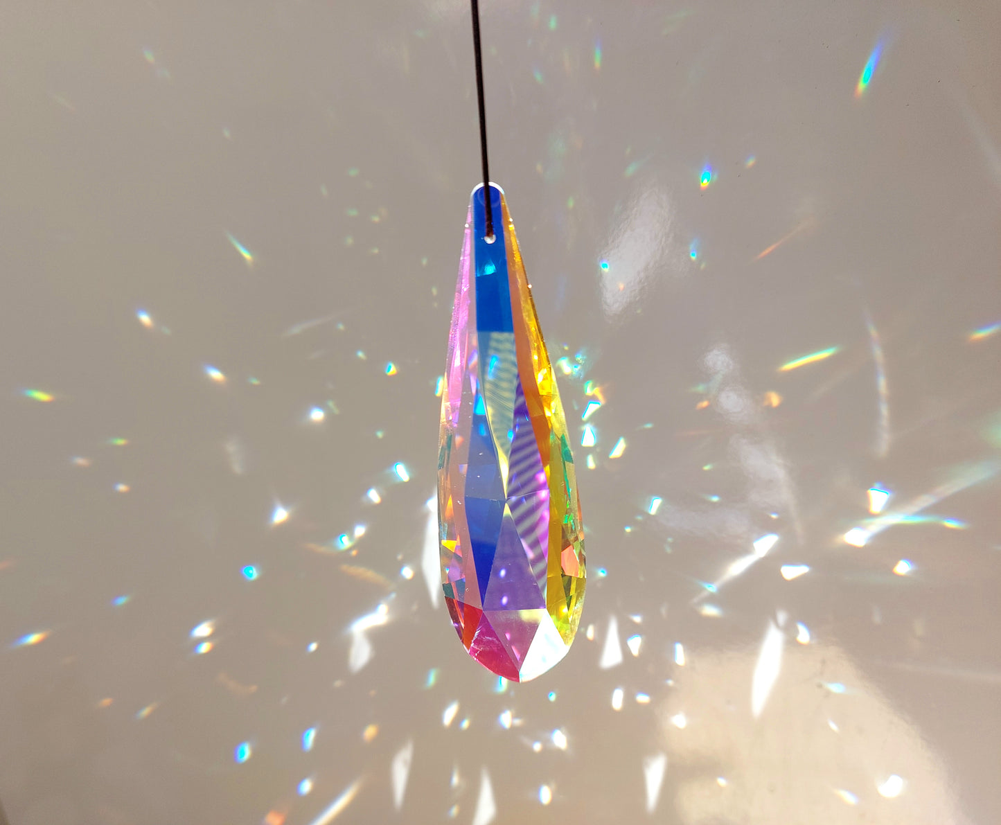 Large Hanging Crystals Prism Rainbow Maker Suncatcher 120mm
