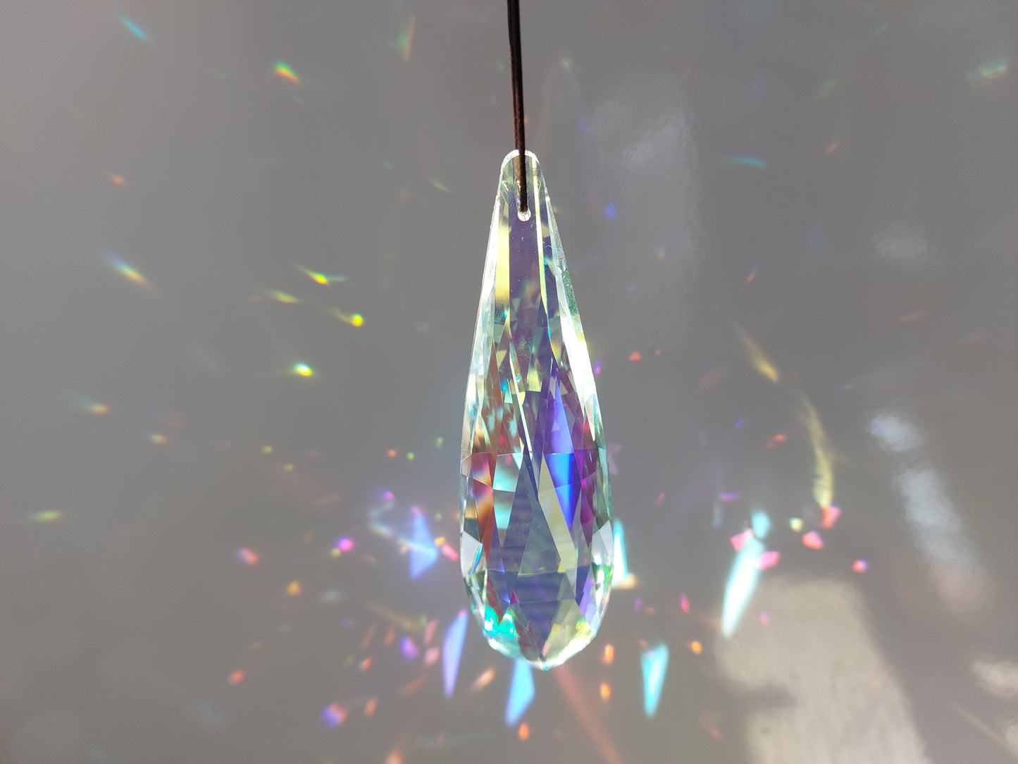 Large Hanging Crystals Prism Rainbow Maker Suncatcher 120mm